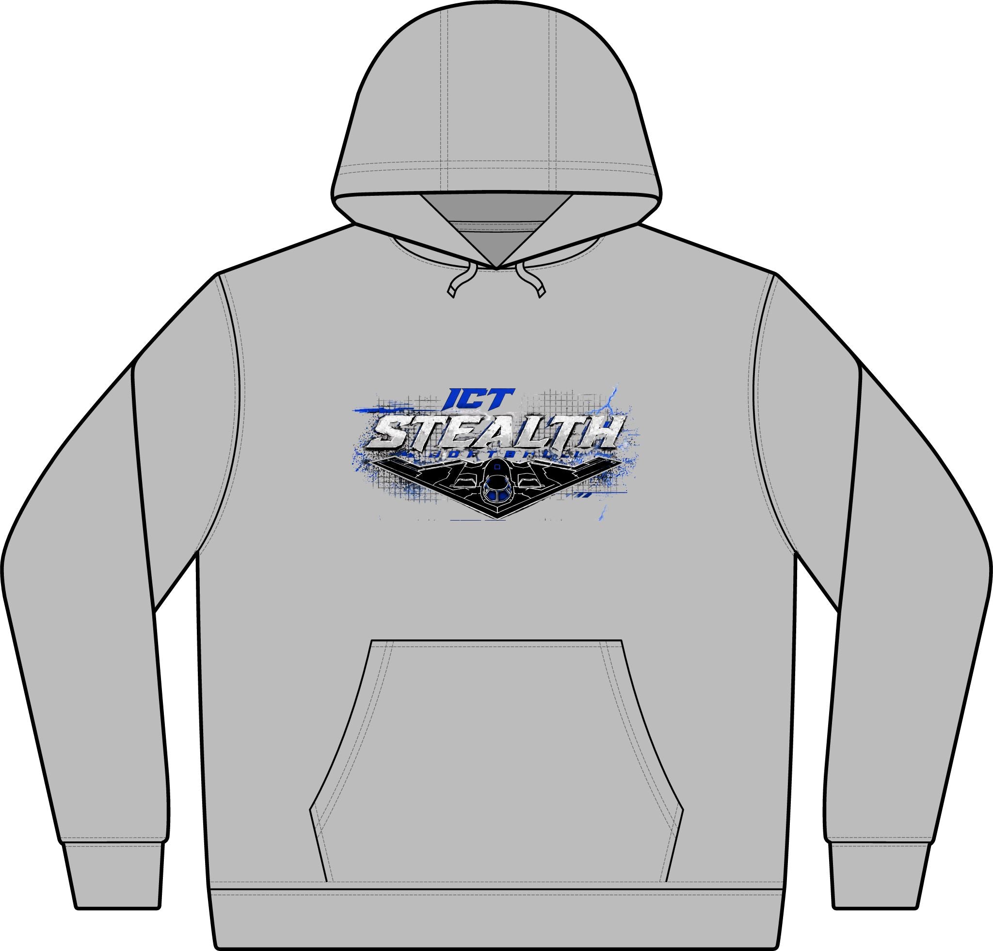TEAM Stealth Dryblend Performance Hoodie