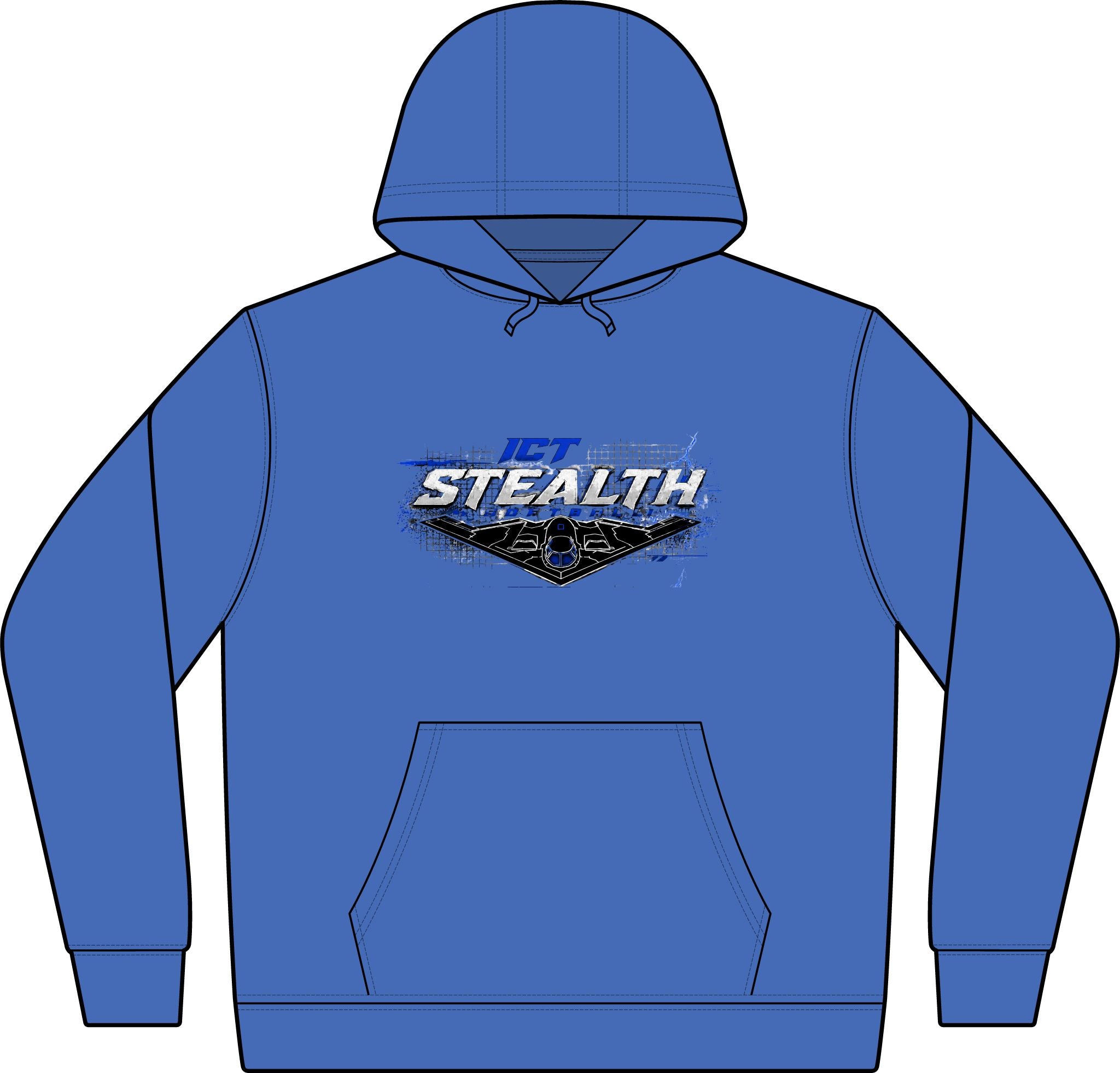 TEAM Stealth Dryblend Performance Hoodie