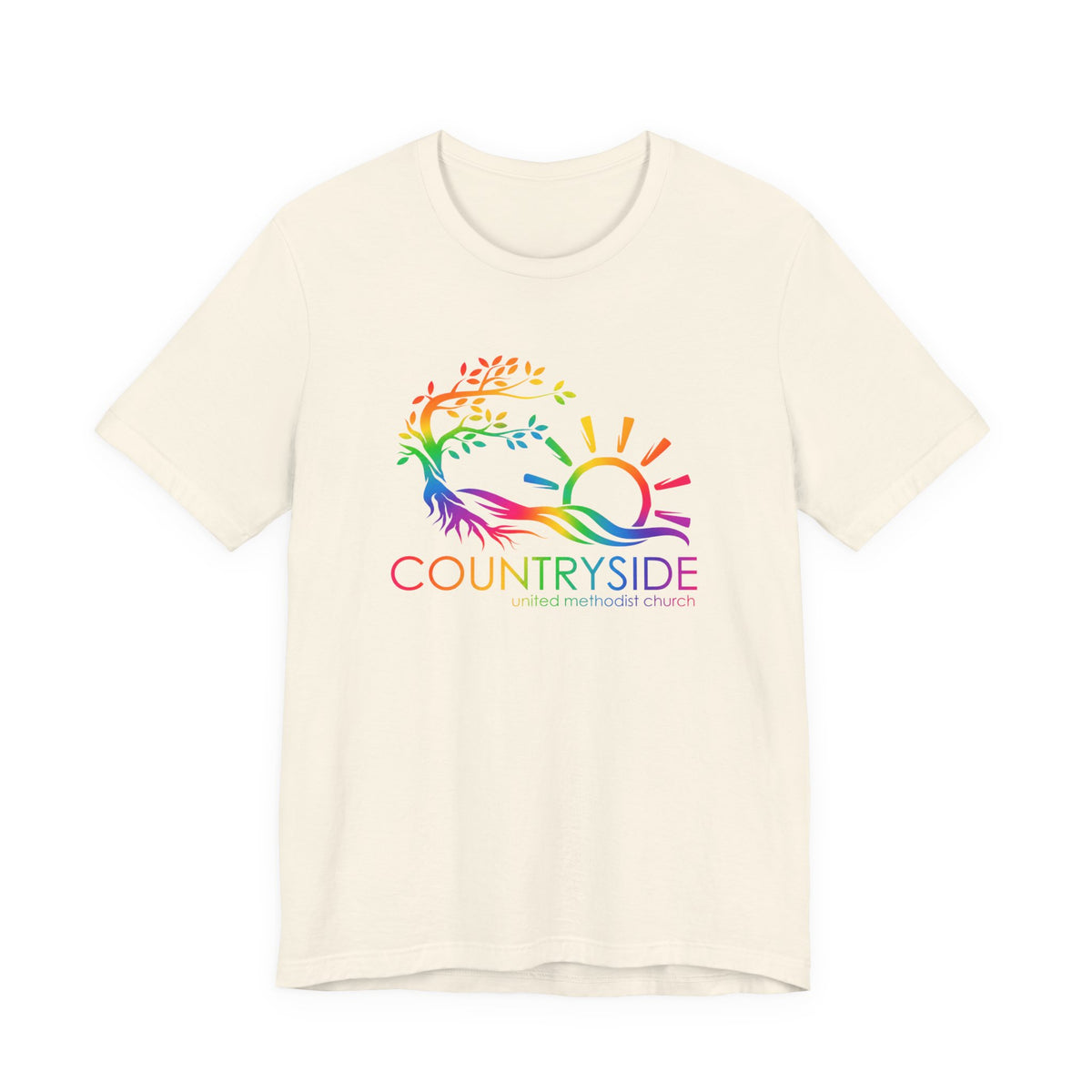 Bella and Canvas Countryside Rainbow Tee