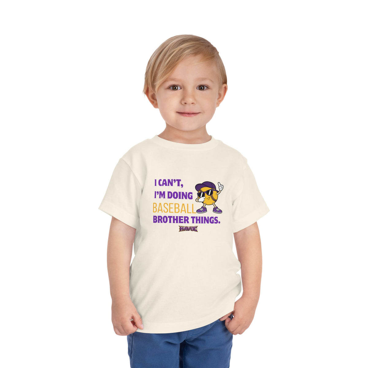 TODDLER Havoc Baseball Brother Tee