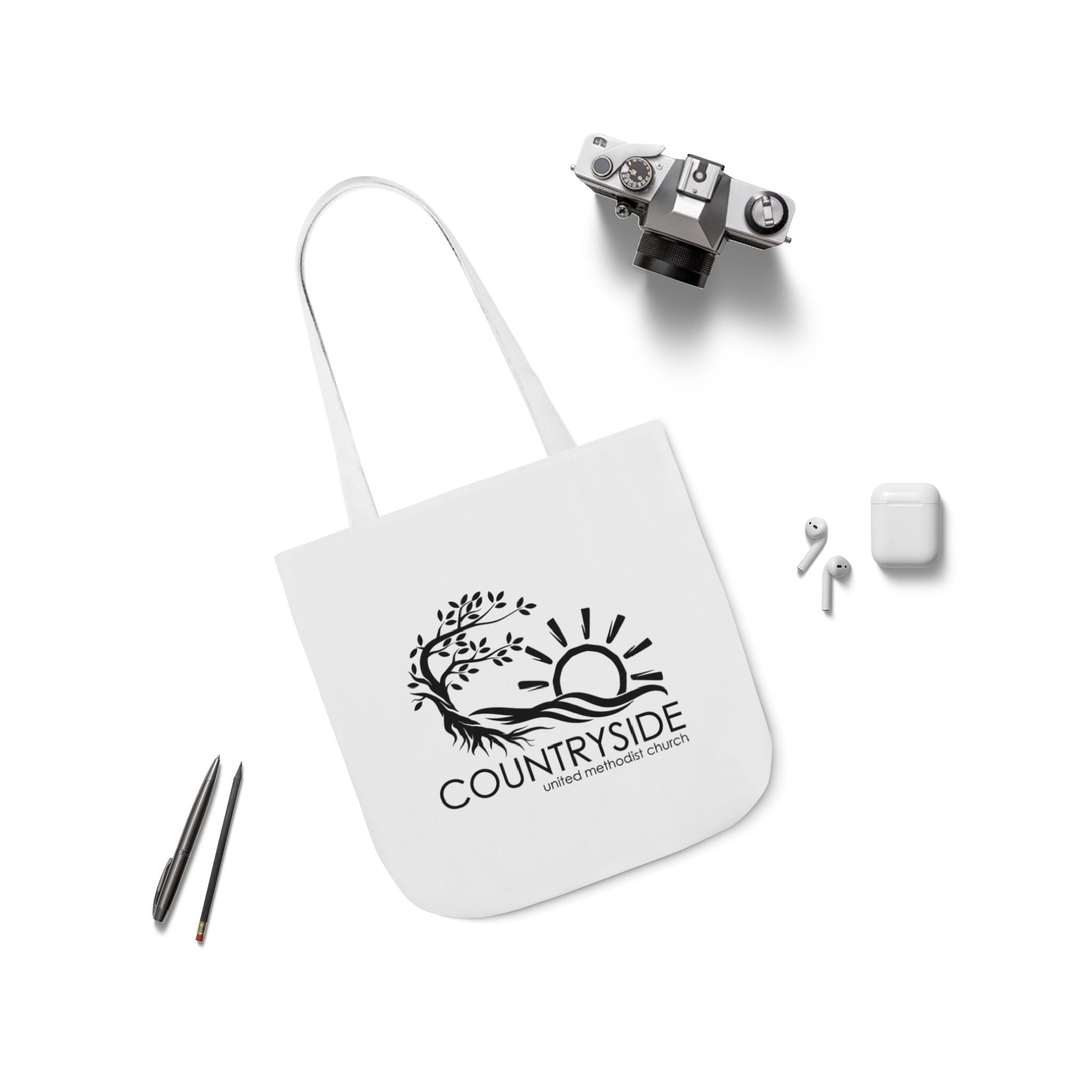 Countryside Canvas Tote Bag