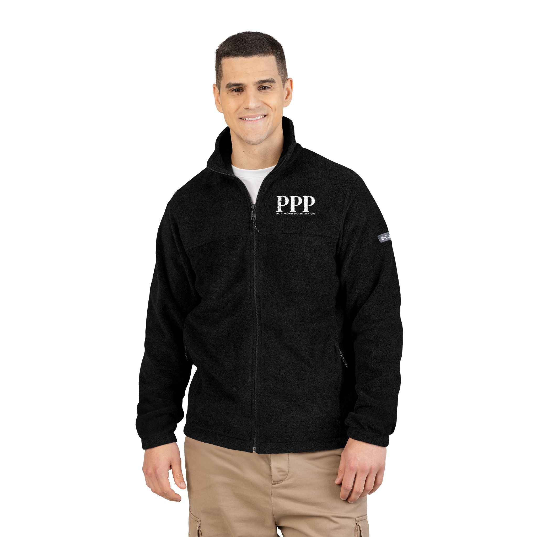 PPP3CA Embroidered Fleece Columbia Jacket