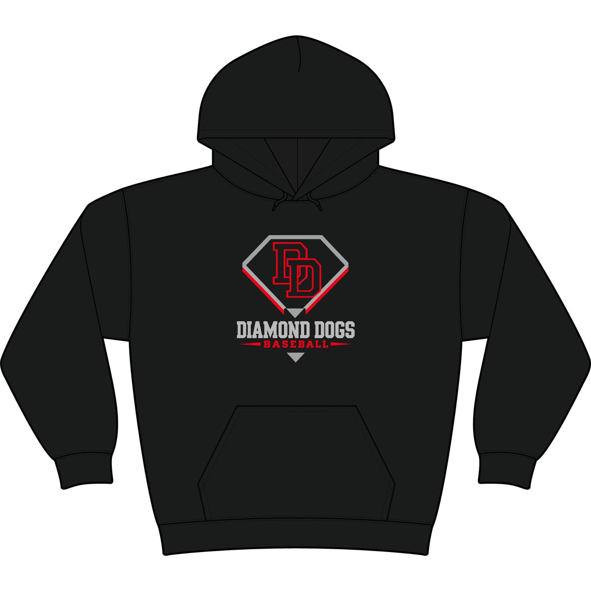 Diamond Dogs Hoodie (Heavy Blend)
