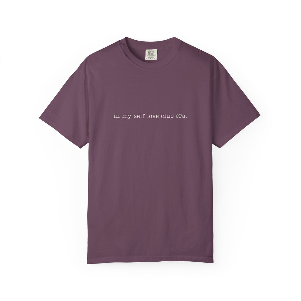 Valentines Self Love Club Tee, Minimalist Text Tee, My Self Care Era Shirt, Positive Apparel