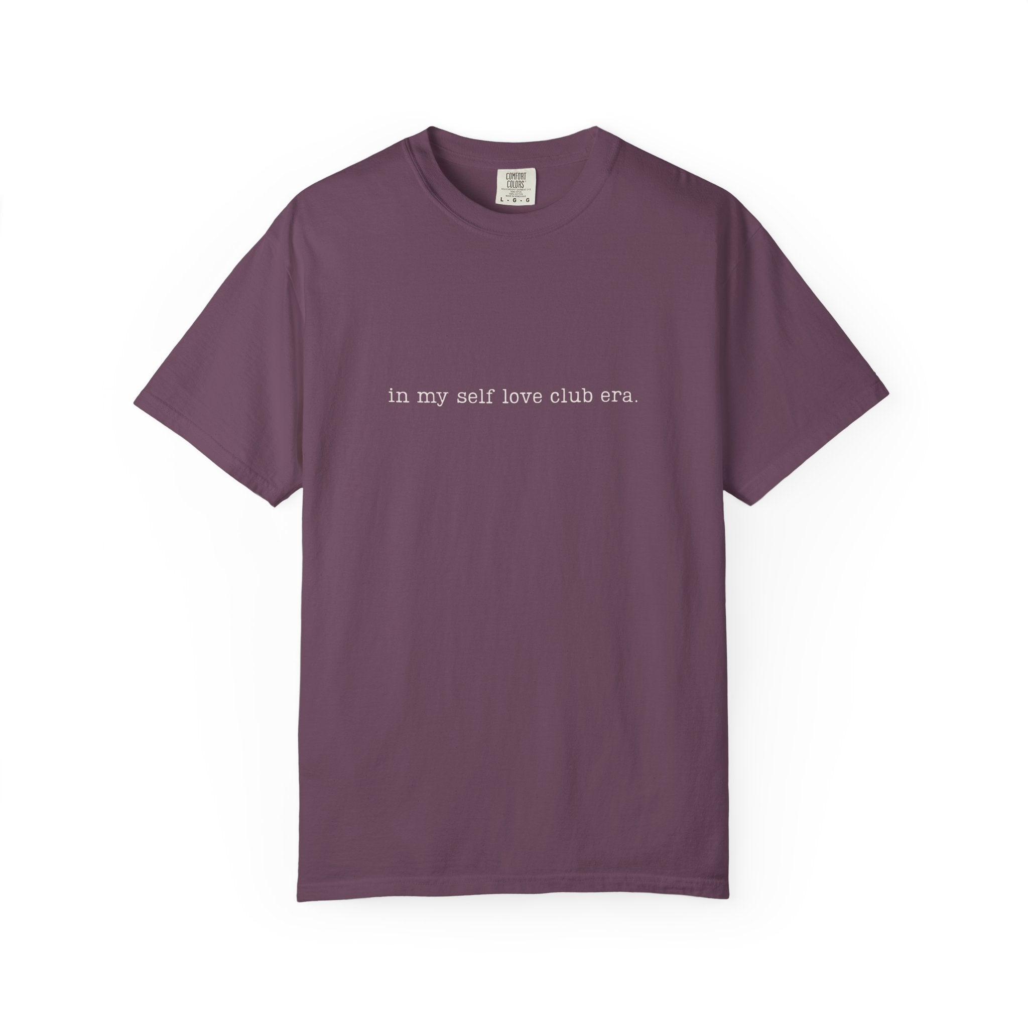 Valentines Self Love Club Tee, Minimalist Text Tee, My Self Care Era Shirt, Positive Apparel