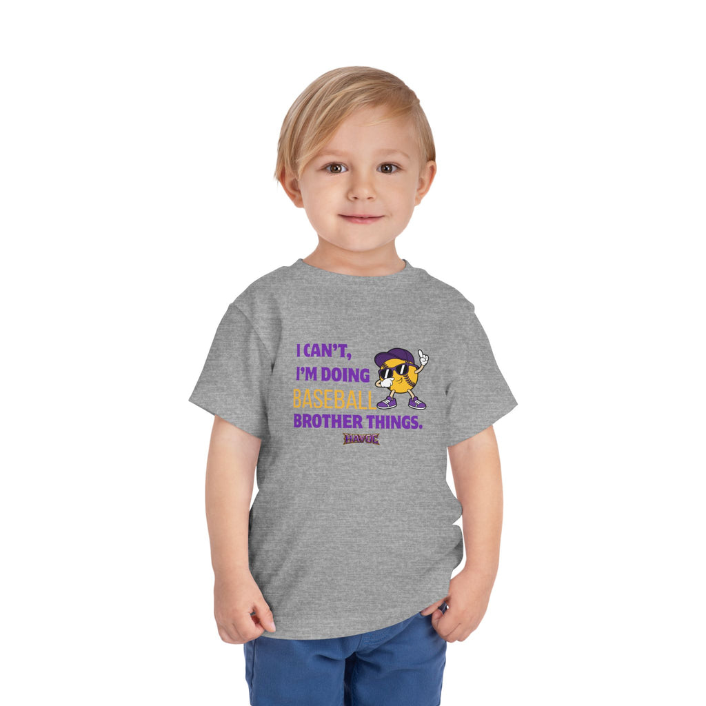 TODDLER Havoc Baseball Brother Tee