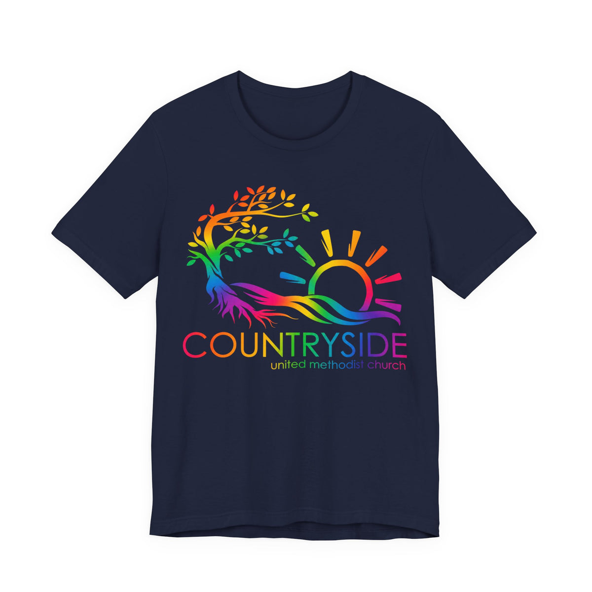 Countryside Rainbow Natural Tee