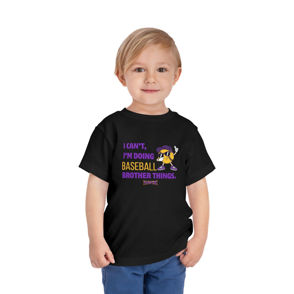TODDLER Havoc Baseball Brother Tee