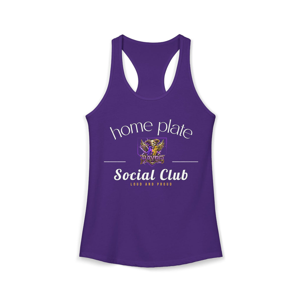 Havoc Home Plate Social Club Racerback Tank