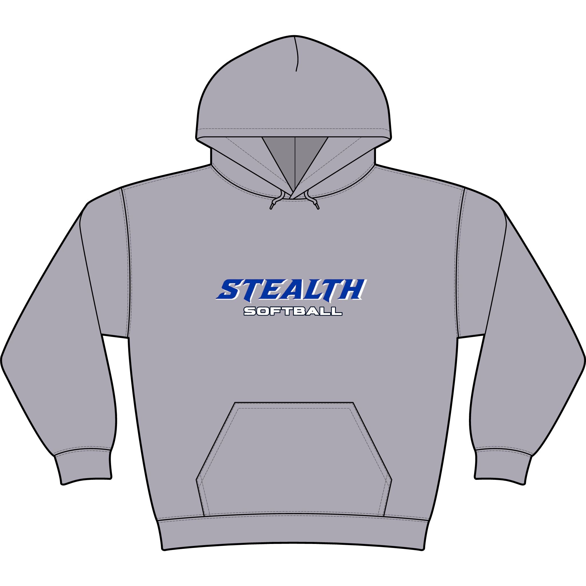 Stealth Softball HEAVY Blend Hoodie