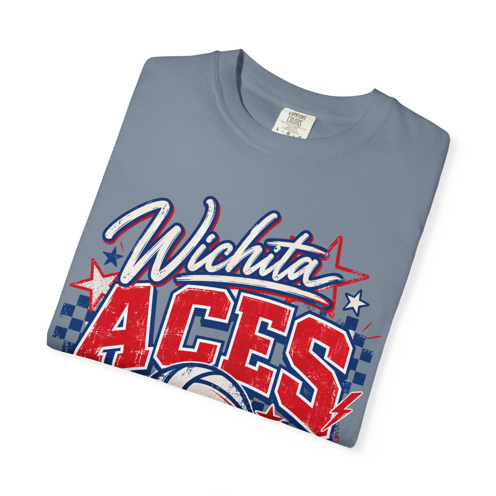 Wichita Aces Volleyball Comfort Colors Tee | Checkered