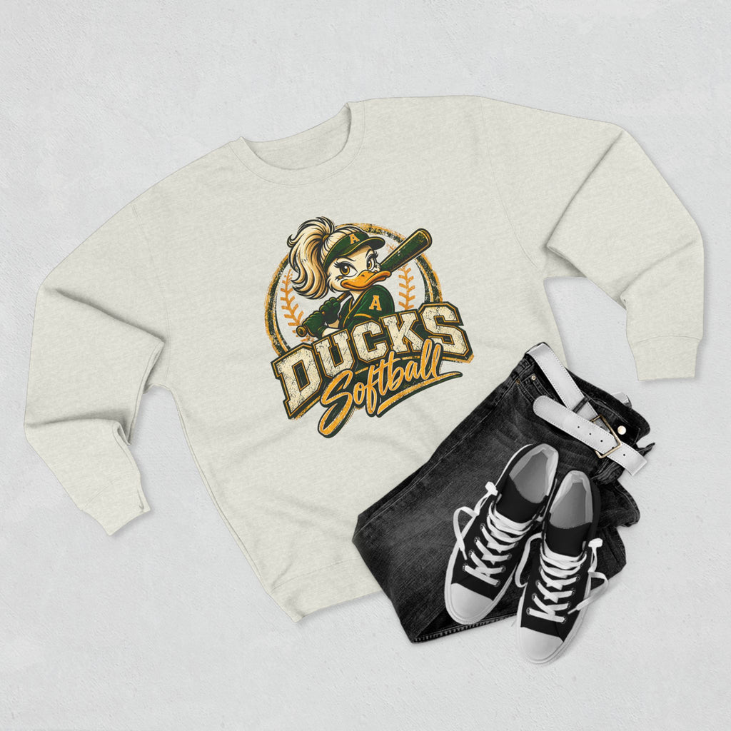 Ducks Softball Crewneck Sweatshirt