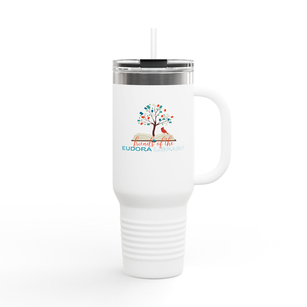 40oz Insulated Travel Mug  Friends of Eudora Library