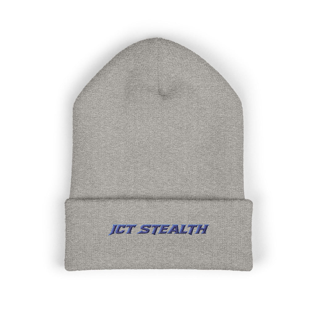 Embroidered Stealth Cuffed Beanie