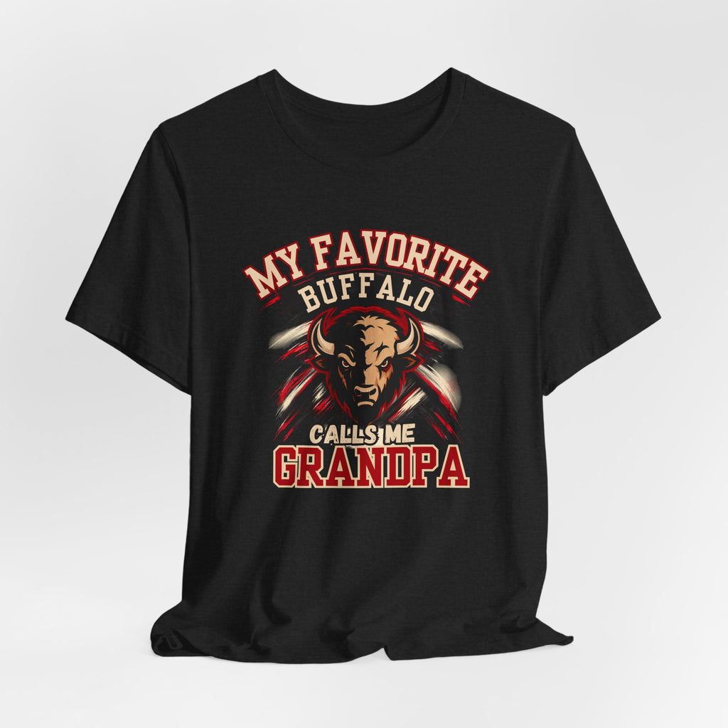 Buffalos My Favorite Buffalo Calls Me Grandpa Soft Tee