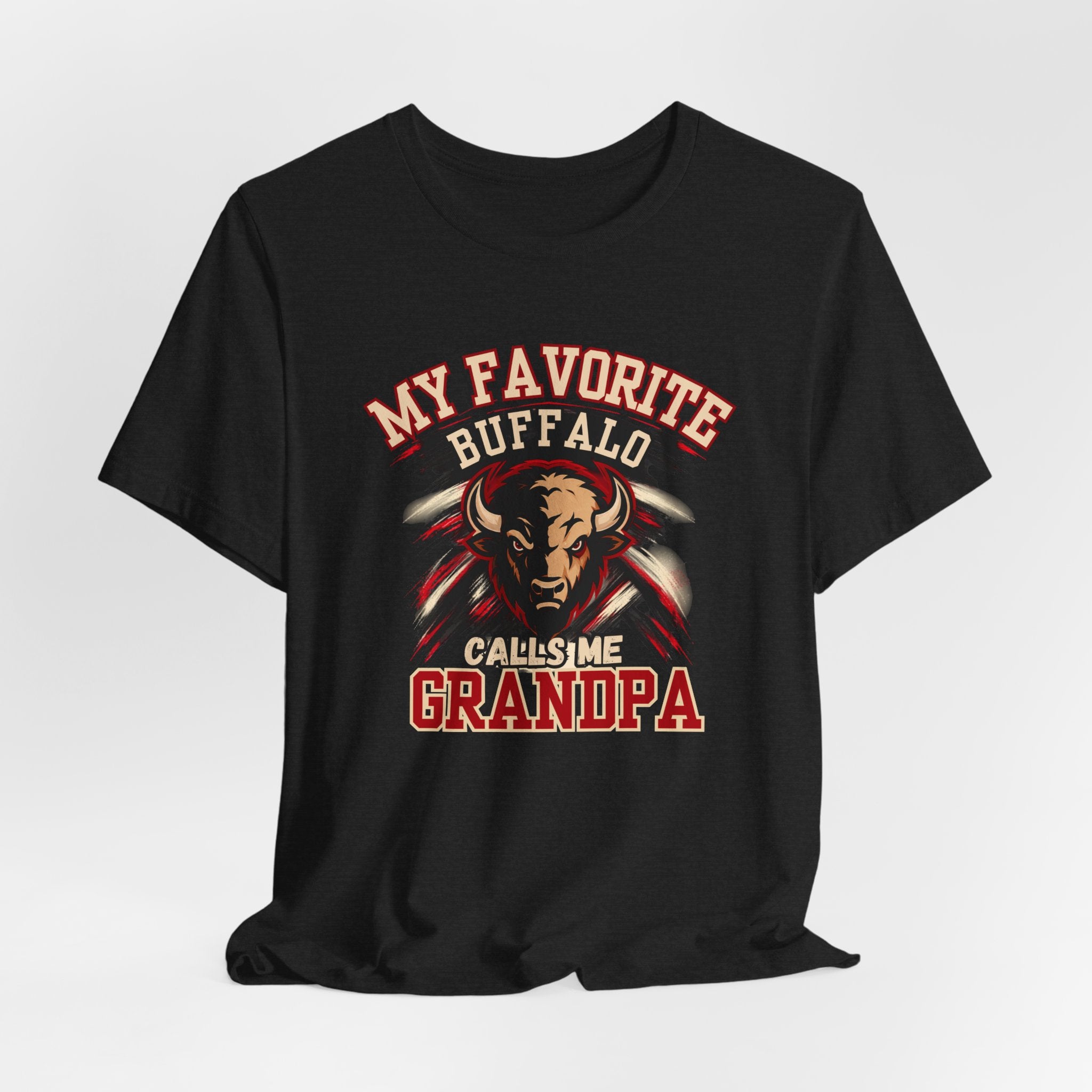 Buffalos My Favorite Buffalo Calls Me Grandpa Soft Tee