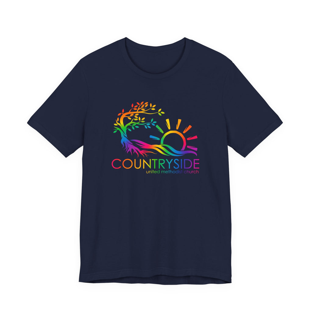 Bella and Canvas Countryside Rainbow Tee