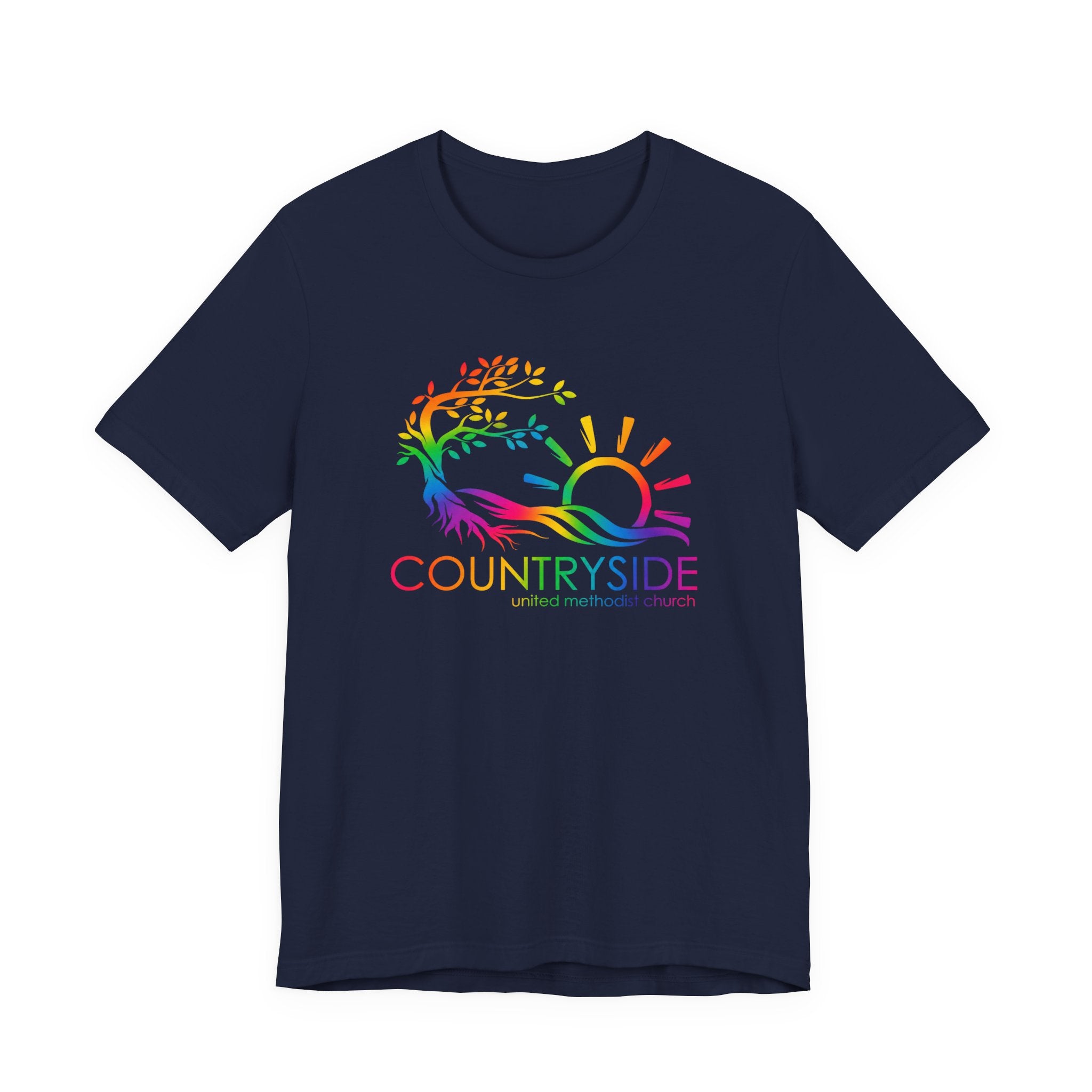 Bella and Canvas Countryside Rainbow Tee