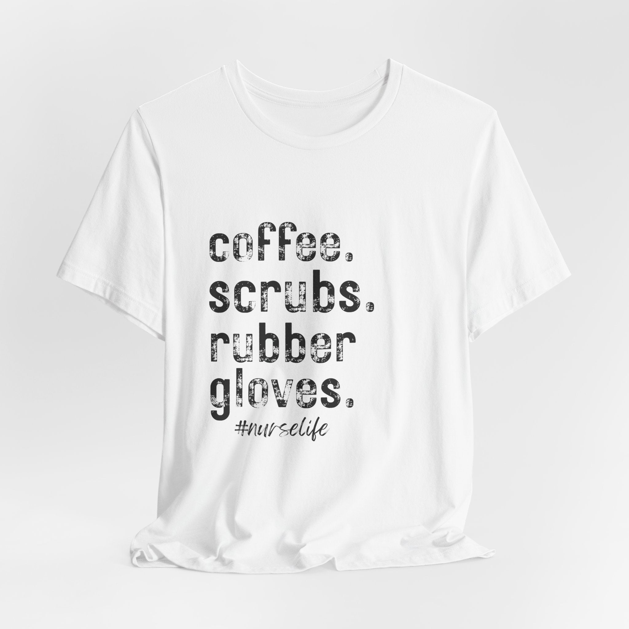 Coffee, Scrubs, Rubber Gloves (color options)