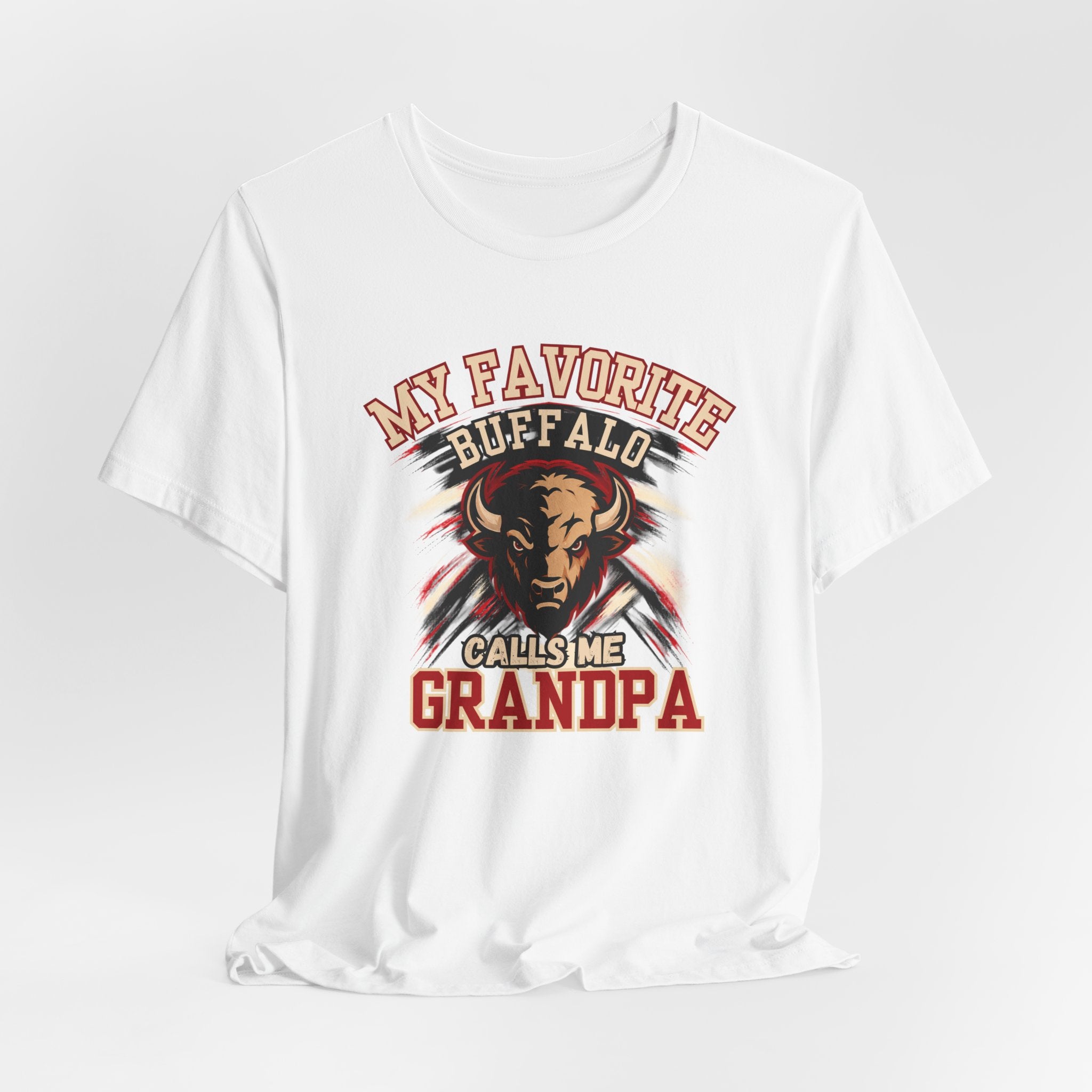 Buffalos My Favorite Buffalo Calls Me Grandpa Soft Tee