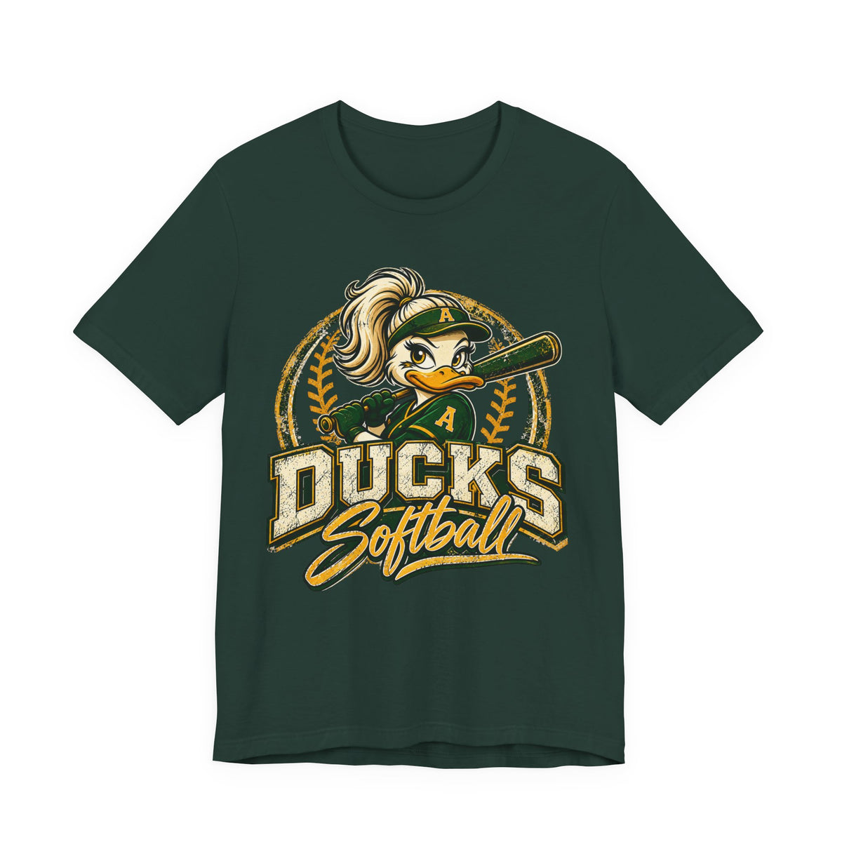 Ducks Softball Soft Vintage Tee