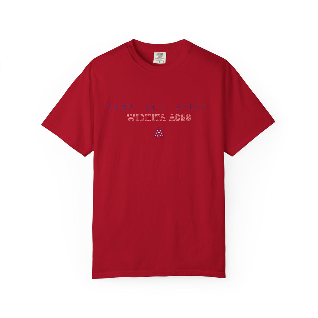 Wichita Aces Bump Set Spike Comfort Colors | Simple