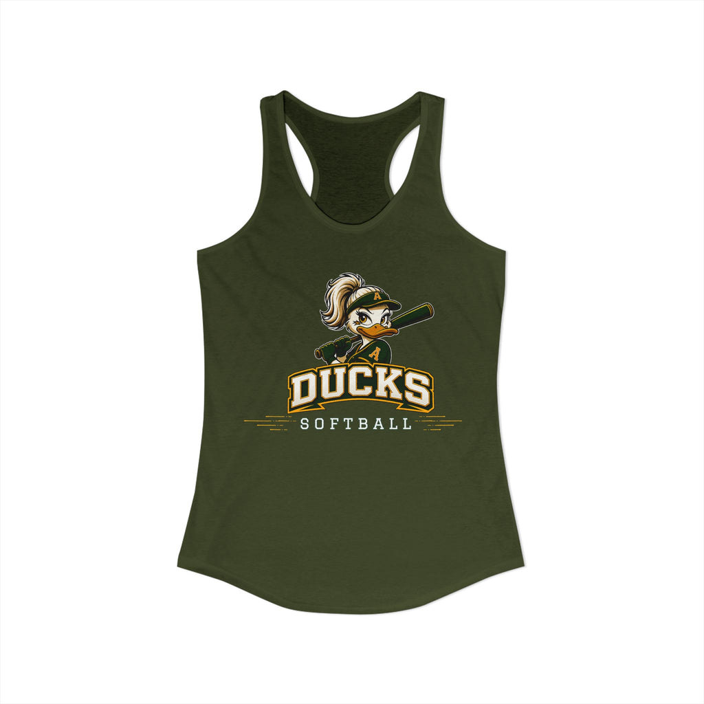 Ducks Softball Racerback