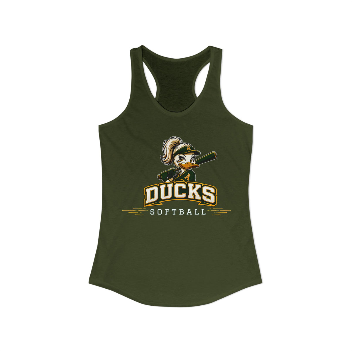Ducks Softball Racerback