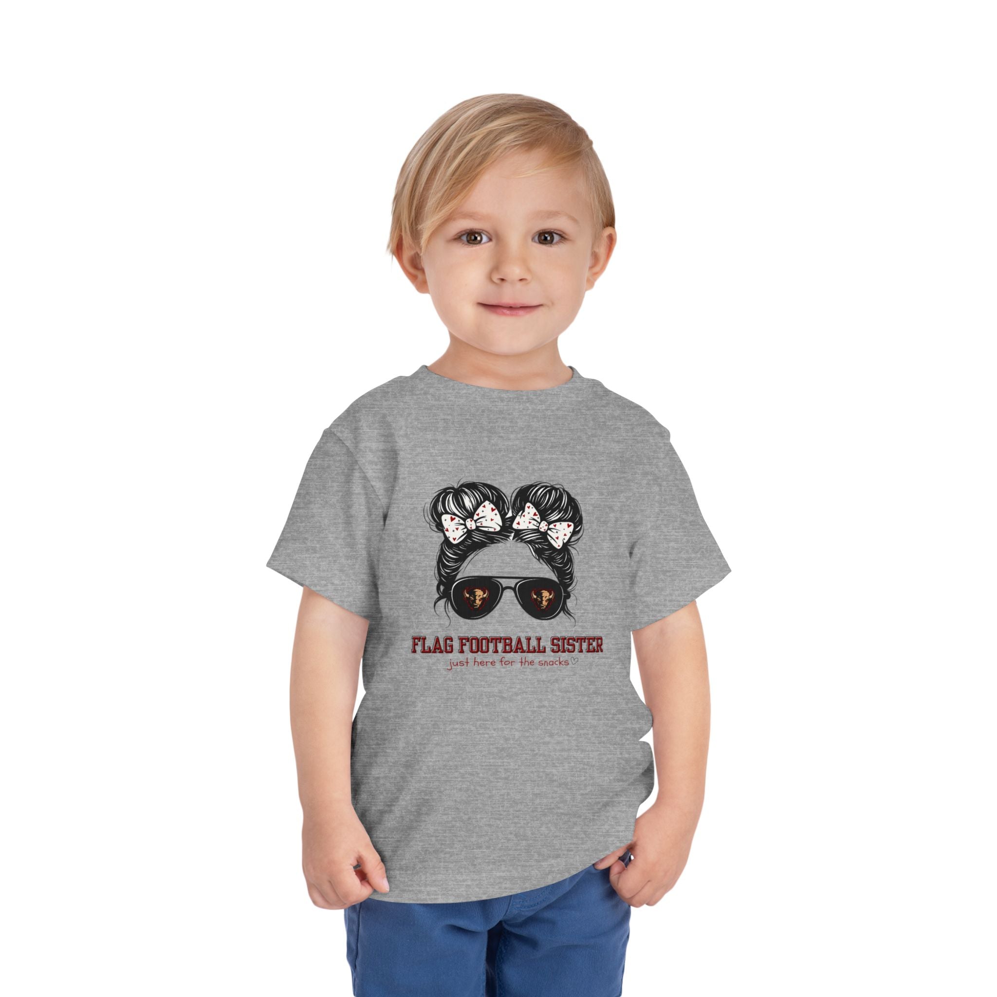 TODDLER Flag Football Sister Tee