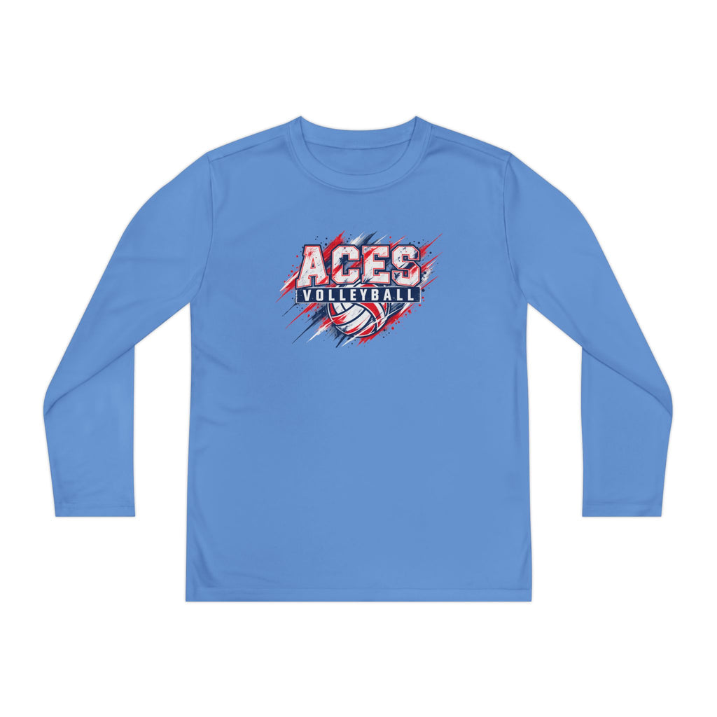 YOUTH Wichita Aces Long Sleeve DryBlend Tee | Graffiti