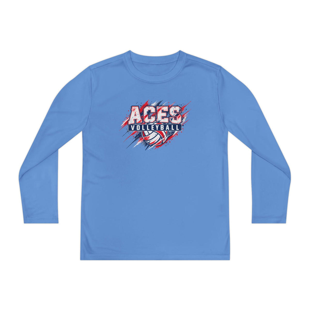 YOUTH Wichita Aces Long Sleeve DryBlend Tee | Graffiti