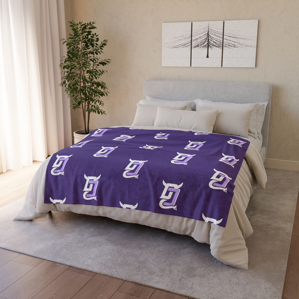 Dirt Devils Patterned Fleece Blanket