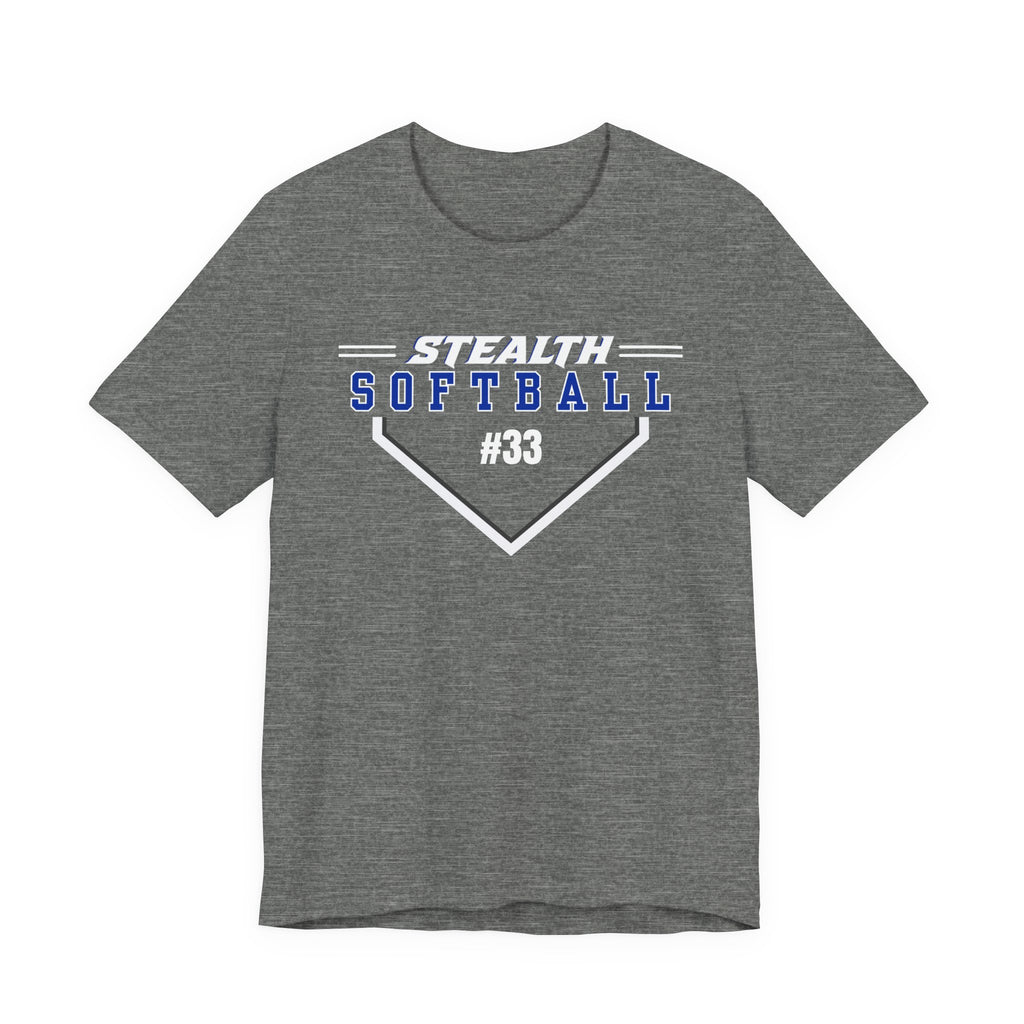 Stealth Simple Softball Tee PERSONALIZED