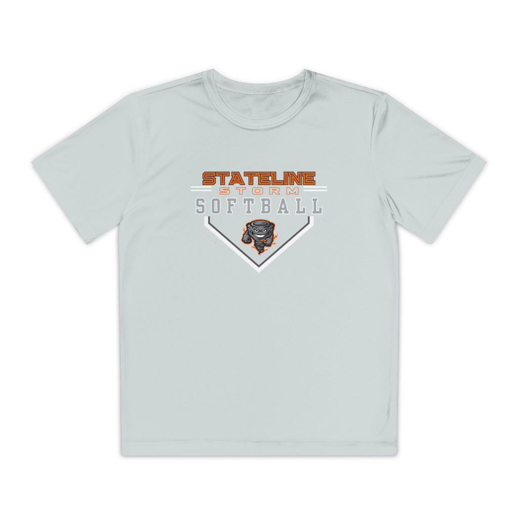 YOUTH Stateline Softball Moisture Wicking Performance Tee