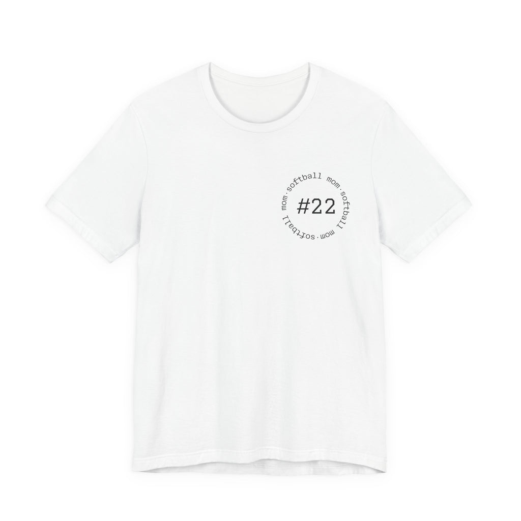 PERSONALIZED Softball Mom (front/back)