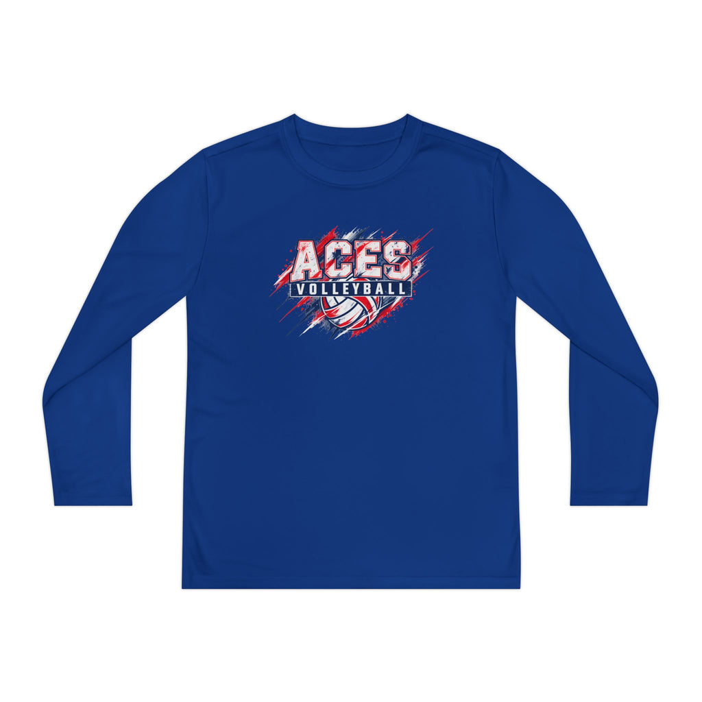 YOUTH Wichita Aces Long Sleeve DryBlend Tee | Graffiti