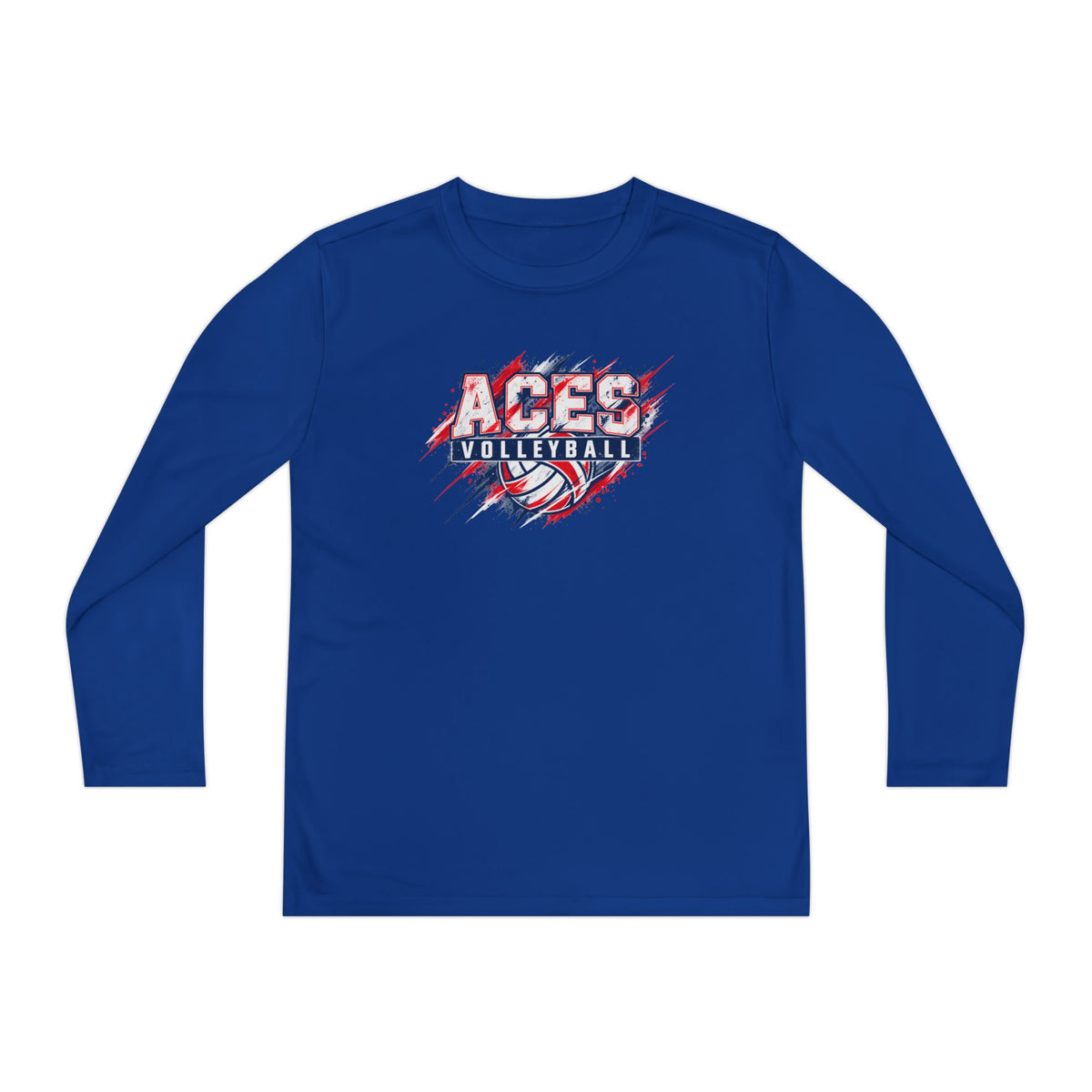 YOUTH Wichita Aces Long Sleeve DryBlend Tee | Graffiti