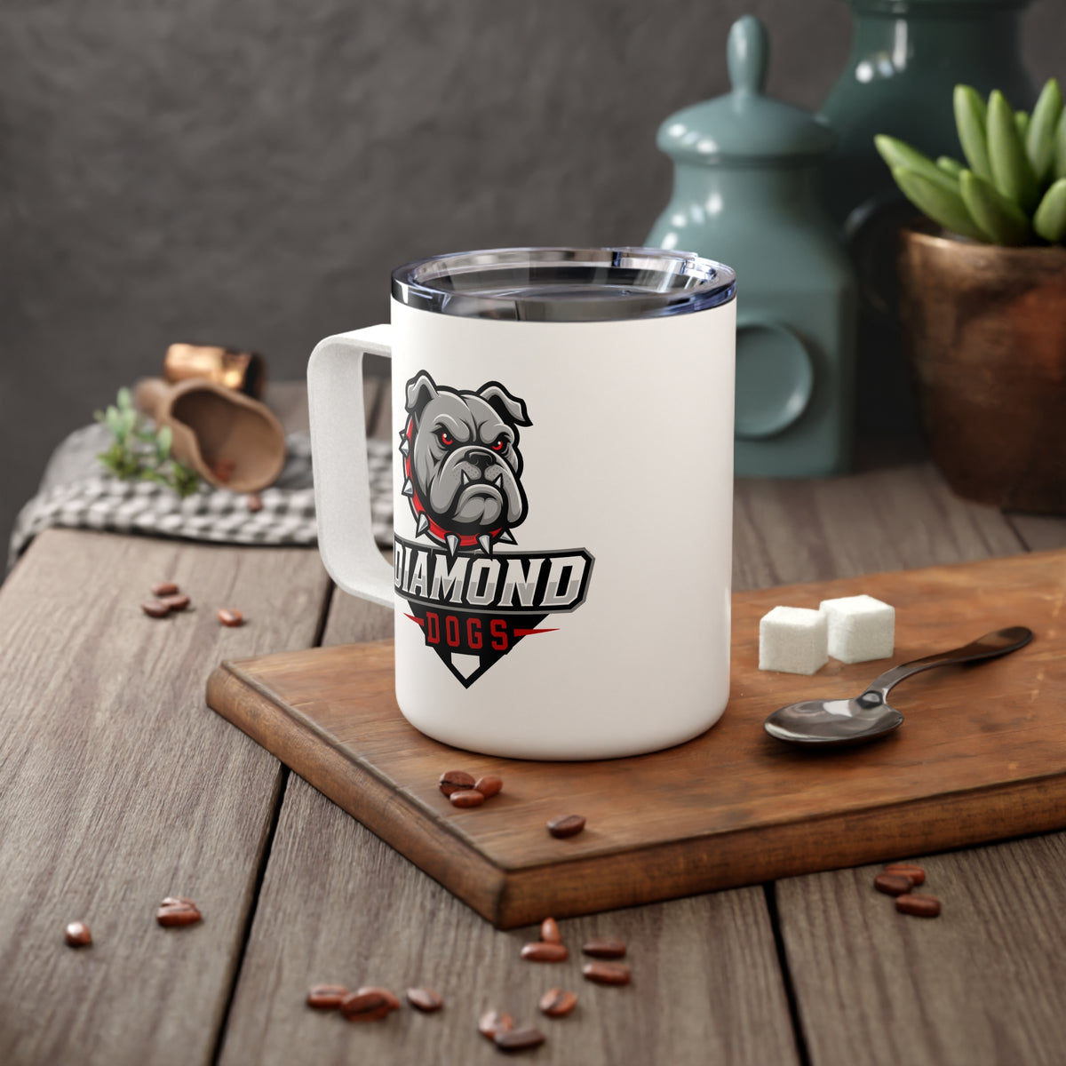 Diamond Dogs 10oz Insulated Coffee Mug