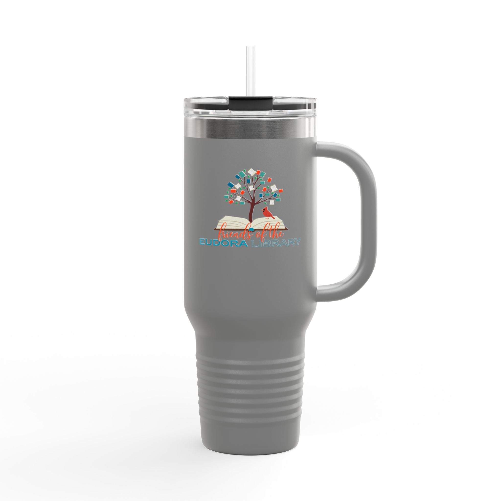 40oz Insulated Travel Mug  Friends of Eudora Library