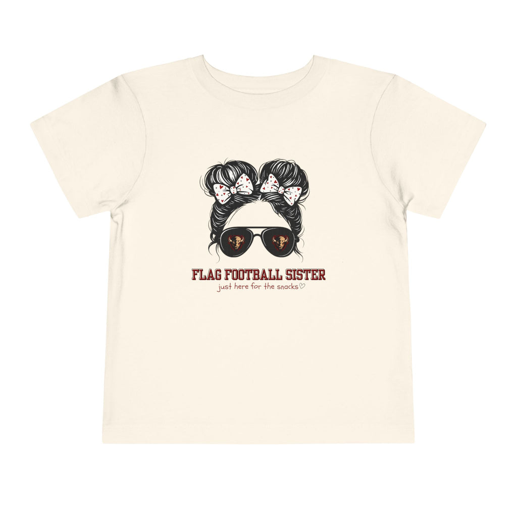 TODDLER Flag Football Sister Tee