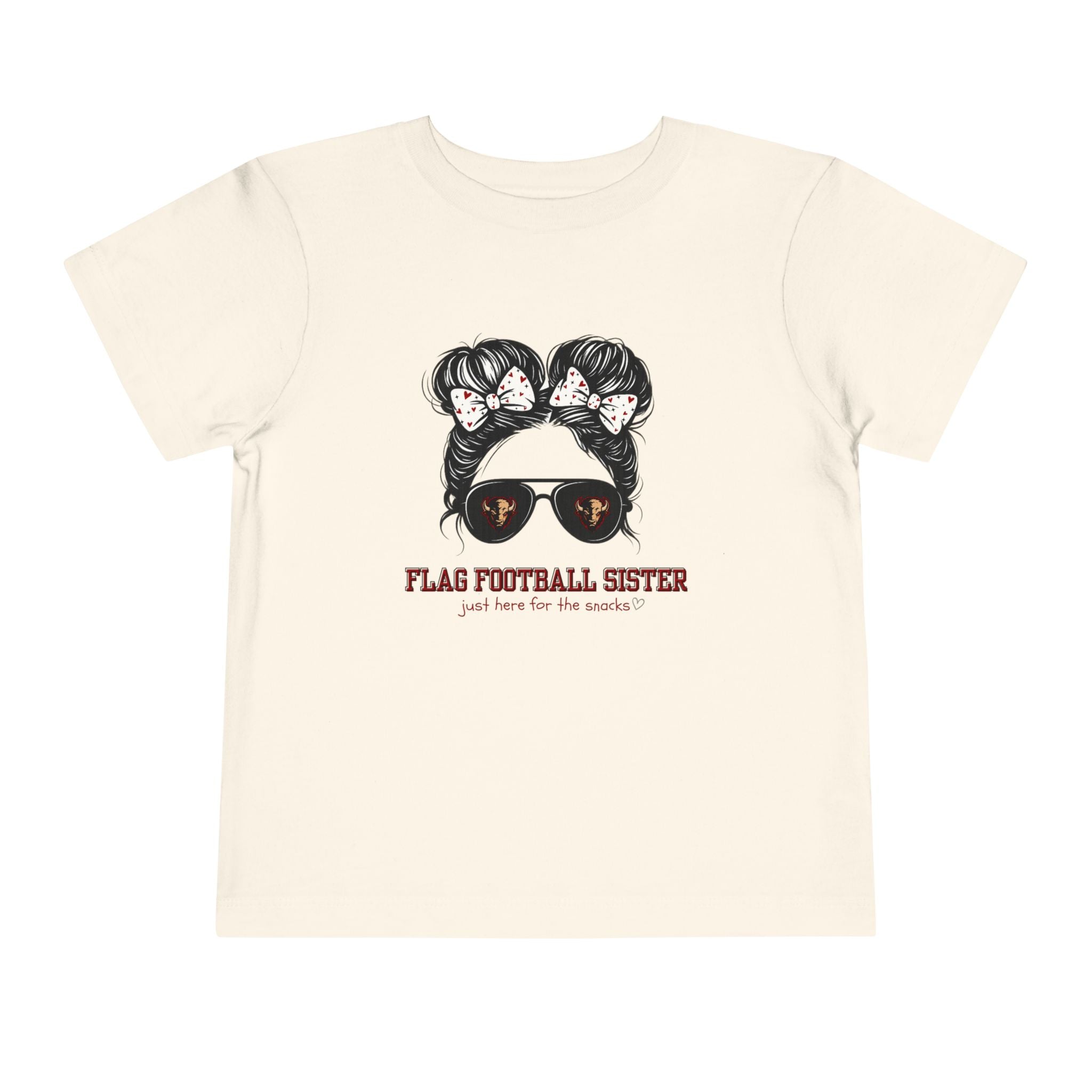 TODDLER Flag Football Sister Tee