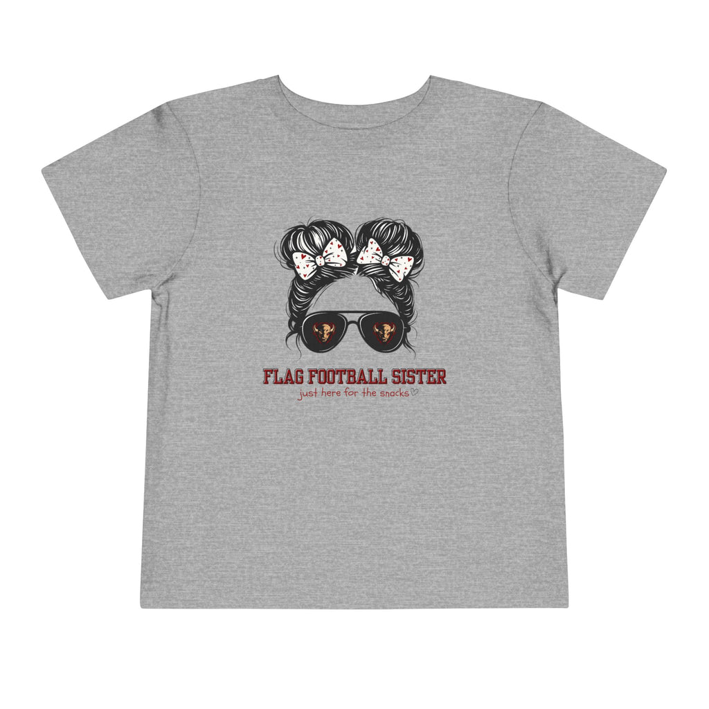 TODDLER Flag Football Sister Tee