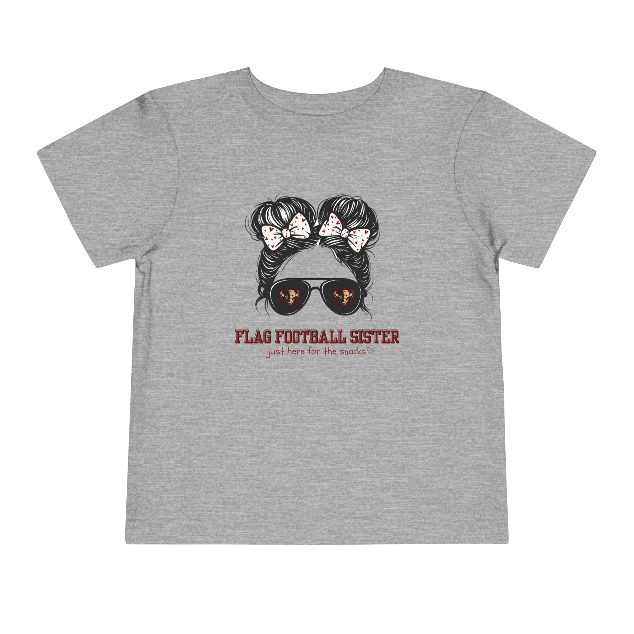 TODDLER Flag Football Sister Tee