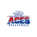Wichita Aces Volleyball Die-Cut Window Sticker