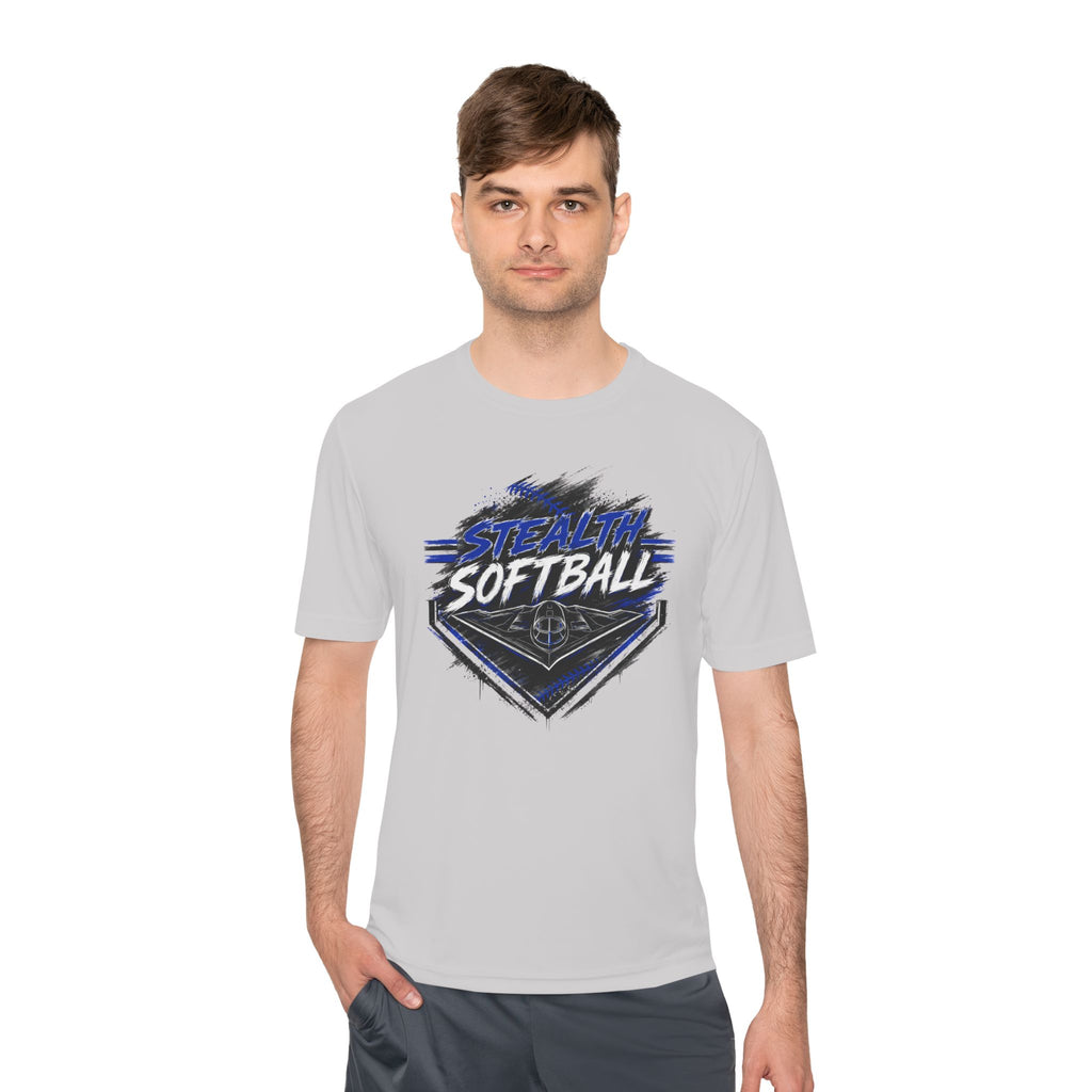 Moisture‑Wicking Stealth Softball Paint Tee