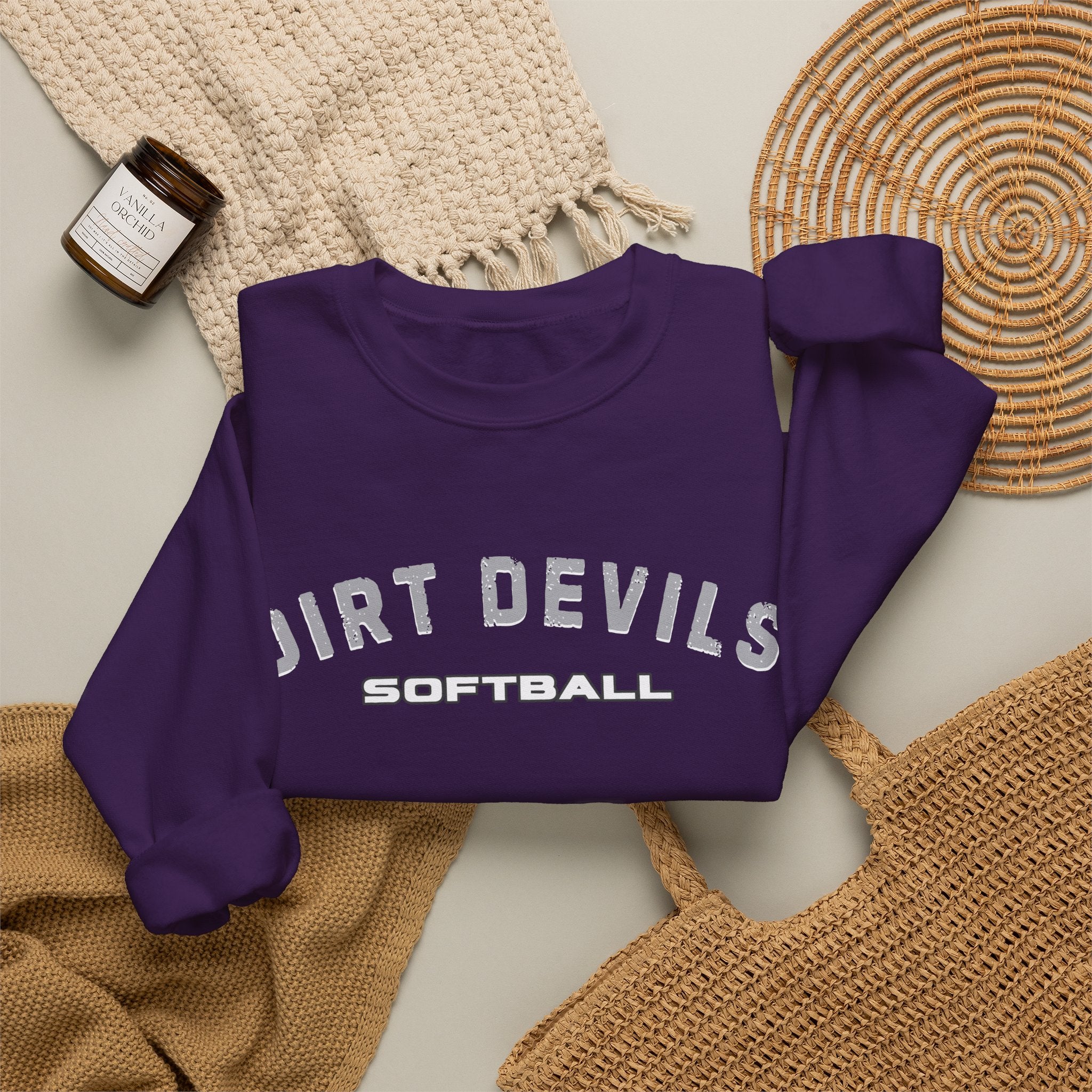 Dirt Devils Softball Crewneck U14