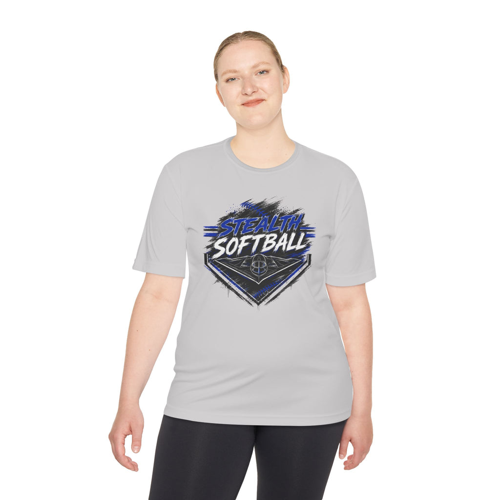 Moisture‑Wicking Stealth Softball Paint Tee