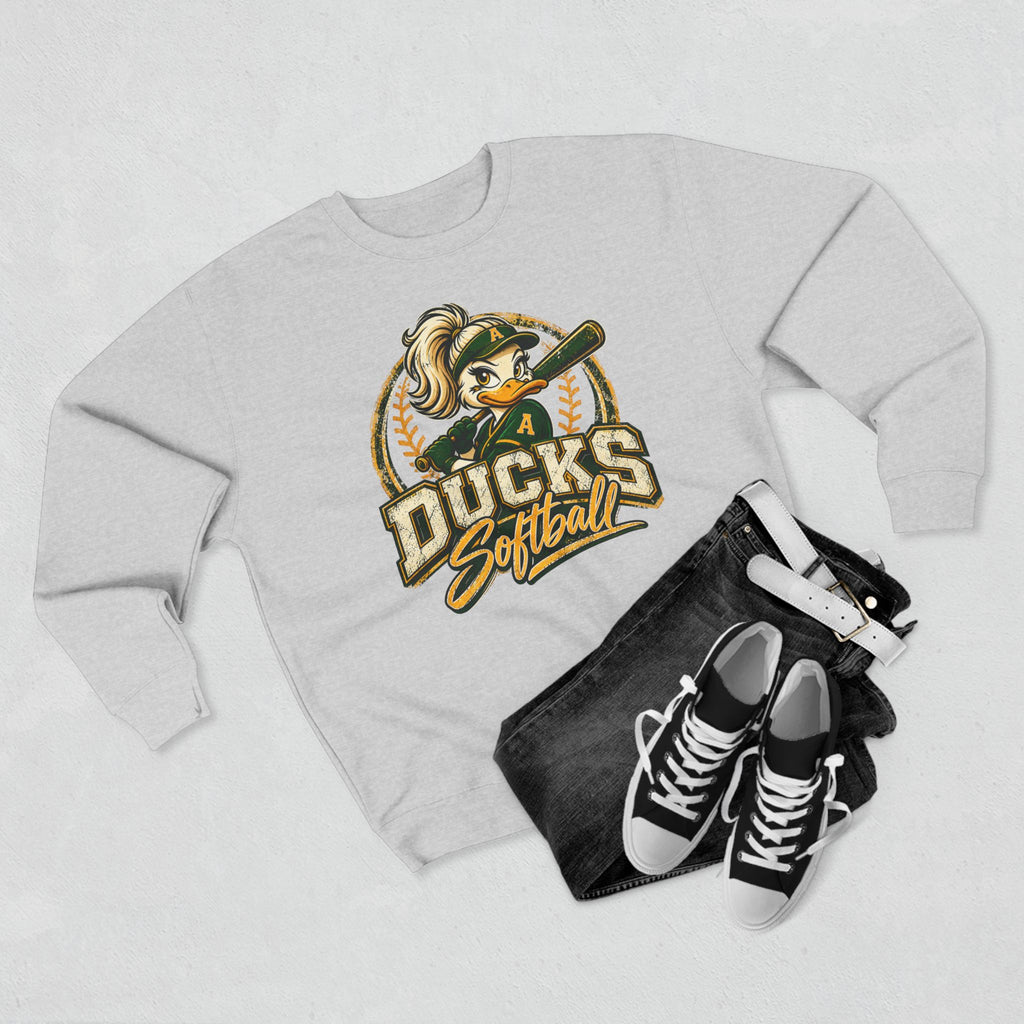 Ducks Softball Crewneck Sweatshirt