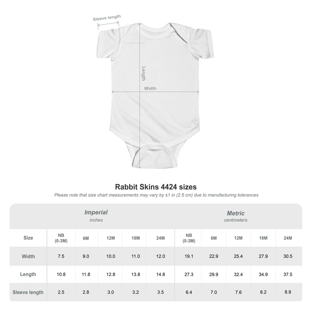 PPP3CA Rare Disease Warrior Infant Bodysuit