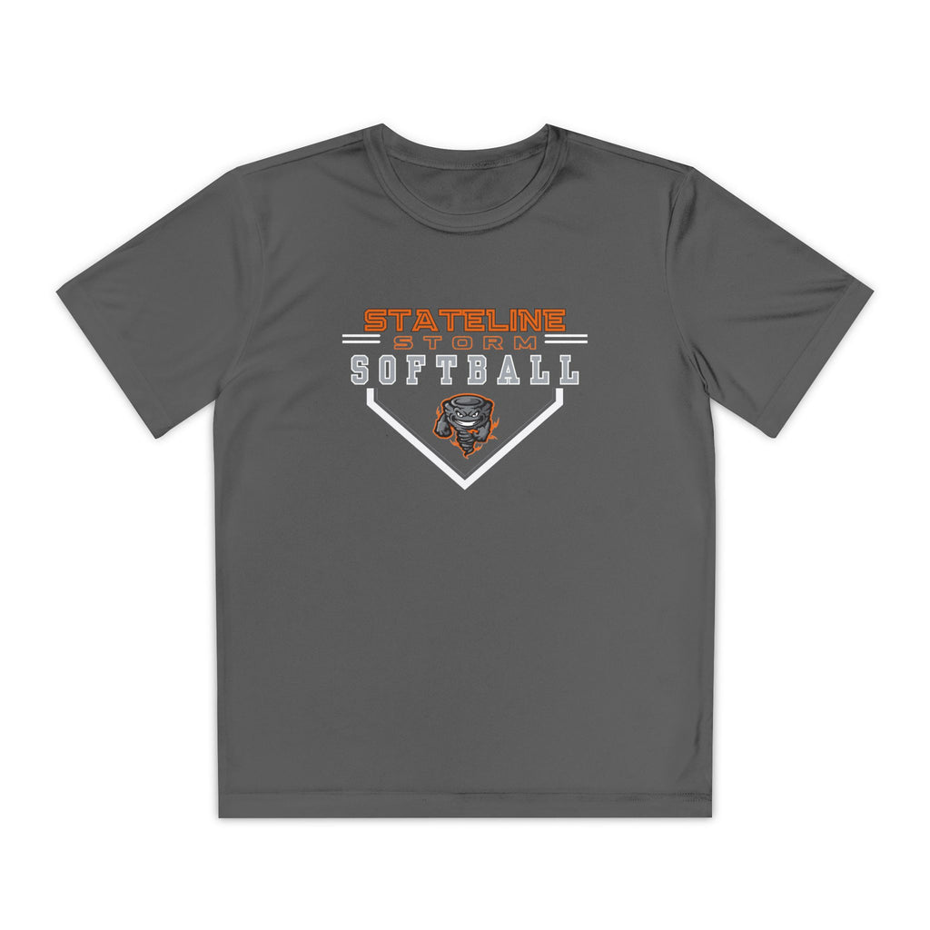 YOUTH Stateline Softball Moisture Wicking Performance Tee
